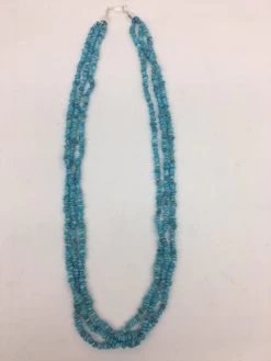 Sleeping Beauty Turquoise Beaded Necklace