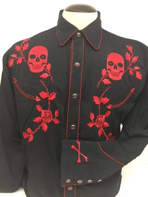 Scully - P-771R Skulls And Roses