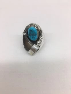 Copy Of Sterling Silver Bear Claw & Turquoise Ring