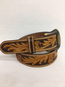Lejon Belt - 6306 Larch – Chilli/Cognac
