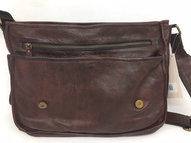 Scully - #925 Chocolate Brown Messenger Bag - Image 2
